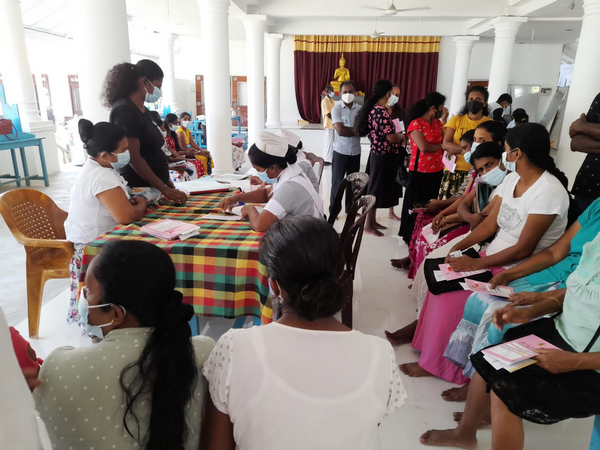 A health medical clinic at Homagama Kahathuduwa North Sumana Dharmayatana (2022-11-21) 